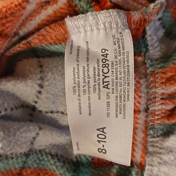 Girl's Carter's Plaid Christmas Granny Nightgown - Picture 12 of 13